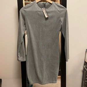 BOGO NWT Gray Longsleeve Body Dress